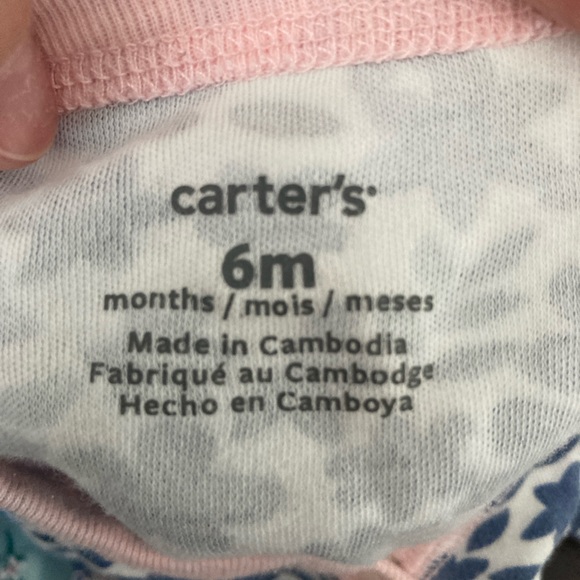 3 Carters Footed Pajamas - Picture 4 of 7